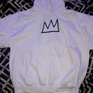 Xl Jean-michel basquiat, kings fitted hoodie/sweatshirt